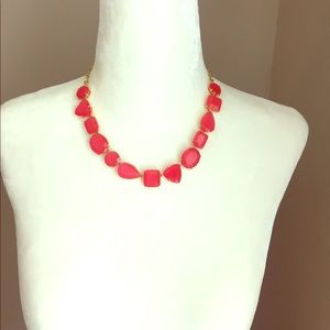 Kate spade pink and gold necklace